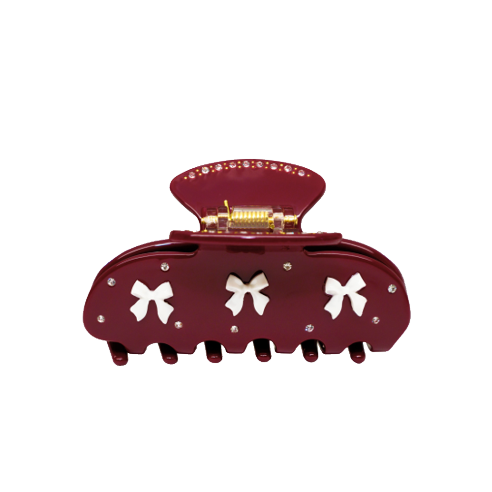 EMI JAY Sweetheart Clip in Bordeaux Prima Donna - Крабик для волосся "Bordeaux Prima Donna" EMI JAY Sweetheart Clip in Bordeaux Prima Donna - Крабик для волосся "Bordeaux Prima Donna"